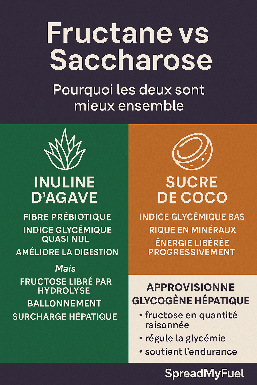 🥥 Agave + Coconut: Why We Combine These Two Low-Glycemic Sugars at SpreadMyFuel